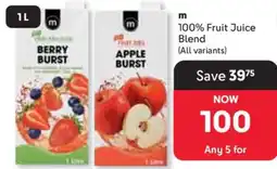 Makro m 100% Fruit Juice Blend offer