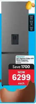 Makro Hisense 347 L Bottom Fridge with Water Dispenser offer