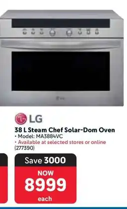 Makro LG 38 L Steam Chef Solar-Dom Oven offer