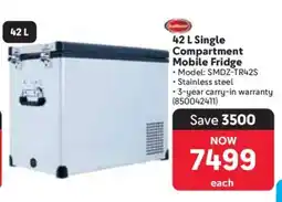 Makro 42 L Single Compartment Mobile Fridge offer