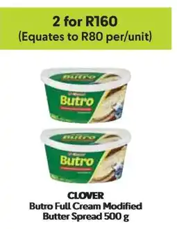 Makro Clover Butro Full Cream Modified Butter Spread 500 g offer