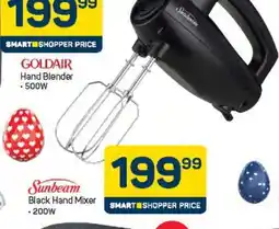 Pick n Pay Hypermarket Sunbeam Black Hand Mixer offer