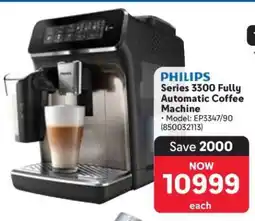 Makro PHILIPS Series 3300 Fully Automatic Coffee Machine offer