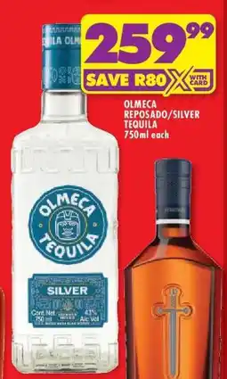 Shoprite Olmeca Reposado/Silver Tequila offer