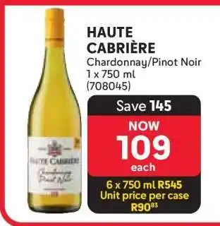Makro HAUTE CABRIÈRE Chardonnay/Pinot Noir offer