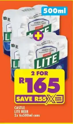 Shoprite CASTLE LITE BEER offer