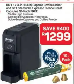 Pick n Pay Hypermarket 3-in-1 Multi Capsule Coffee Maker offer