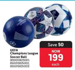 Makro UEFA Champions League Soccer Ball offer