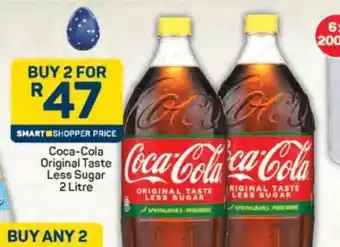 Pick n Pay Coca-Cola Original Taste Less Sugar 2 Litre offer