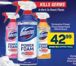 Pick n Pay Domestos Power Foam Assorted 450ml Each offer