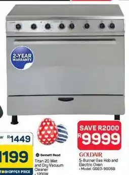 Pick n Pay Hypermarket Goldair 5-Burner Gas Hob and Electric Oven offer