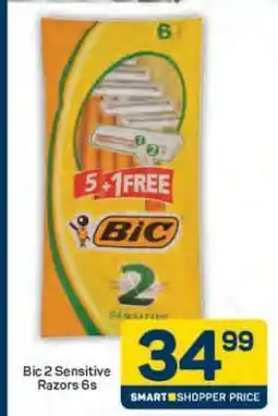 Pick n Pay Bic 2 Sensitive Razors 6s offer