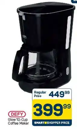 Pick n Pay Hypermarket DEFY Glow 10-Cup Coffee Maker offer