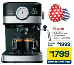 Pick n Pay Hypermarket Swan 15-Bar Espresso Coffee Maker offer