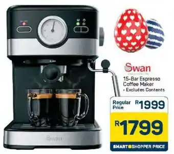 Pick n Pay Hypermarket Swan 15-Bar Espresso Coffee Maker offer