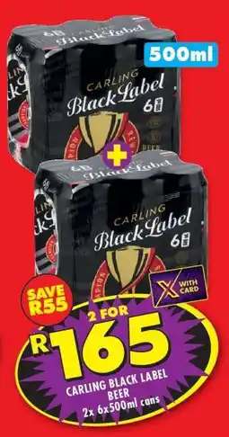 Shoprite CARLING BLACK LABEL BEER offer