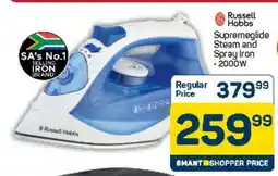 Pick n Pay Hypermarket Russell Hobbs Supremeglide Steam and Spray Iron offer