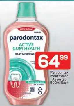 Pick n Pay Parodontax Mouthwash Assorted 500ml Each offer