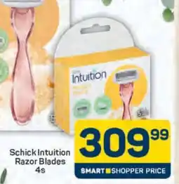 Pick n Pay Schick Intuition Razor Blades 4s offer