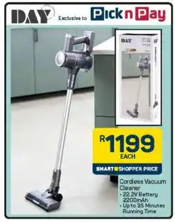 Pick n Pay Hypermarket Cordless Vacuum Cleaner offer
