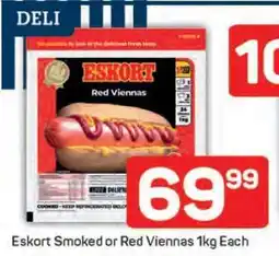 Pick n Pay Eskort Smoked or Red Viennas offer