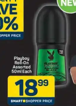 Pick n Pay Playboy Roll-On Assorted 50ml Each offer