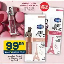 Pick n Pay Vaseline Tinted Lip Oil Assorted 4g Each offer