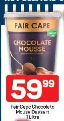 Pick n Pay Fair Cape Chocolate Mousse Dessert offer