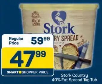 Pick n Pay Stork Country 40% Fat Spread 1kg Tub offer