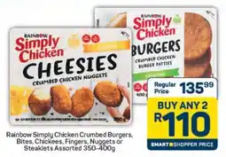 Pick n Pay Rainbow Simply Chicken Crumbed Products offer