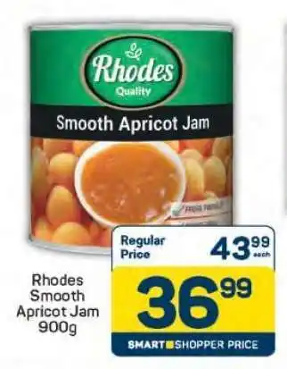 Pick n Pay Rhodes Smooth Apricot Jam-900g offer