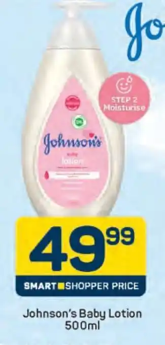 Pick n Pay Johnson's Baby Lotion-500ml offer