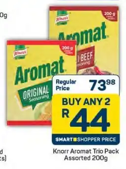 Pick n Pay Knorr Aromat Trio Pack Assorted 200g offer