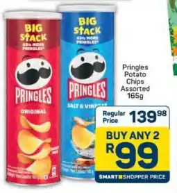 Pick n Pay Pringles Potato Chips Assorted 165g offer