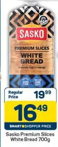 Pick n Pay Sasko Premium Slices White Bread 700g offer