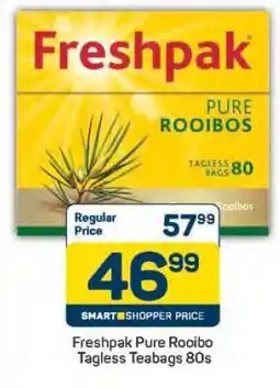 Pick n Pay Freshpak Pure Rooibos Tagless Teabags 80s offer
