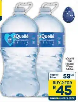 Pick n Pay aQuellé Still Mineral Water 5 Litre offer