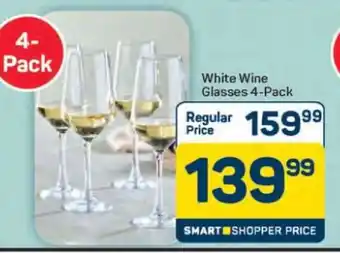Pick n Pay Hypermarket White Wine Glasses 4-Pack offer
