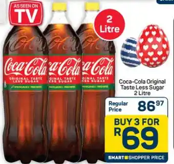 Pick n Pay Hypermarket Coca-Cola Original Taste Less Sugar 2 Litre offer