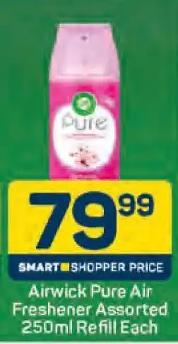 Pick n Pay Airwick Pure Air Freshener Assorted 250ml Refill Each offer