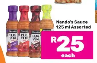 Game Nando’s Sauce 125 ml Assorted offer