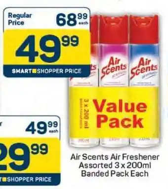 Pick n Pay Air Scents Air Freshener Assorted 3 x 200ml Banded Pack Each offer