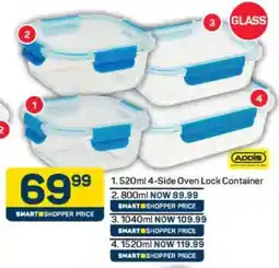 Pick n Pay Addis Glass Containers offer