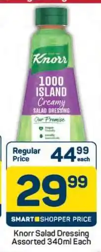 Pick n Pay Hypermarket Knorr Salad Dressing Assorted 340ml offer