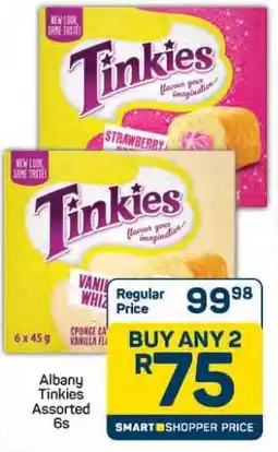 Pick n Pay Hypermarket Albany Tinkies Assorted 6s offer