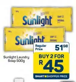 Pick n Pay Sunlight Laundry Soap 500g offer