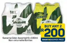 Pick n Pay Savanna Cider Assorted 6 x 330ml offer