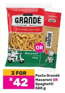 Game Pasta Grandé Macaroni OR Spaghetti offer