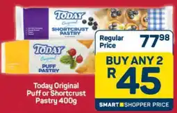 Pick n Pay Hypermarket Today Original Puff or Shortcrust Pastry 400g offer