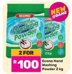 Game Econo Hand Washing Powder 2 kg offer